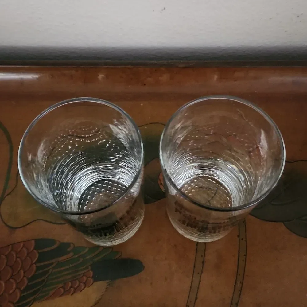 Jack Daniel's Tennessee Whiskey Old Sour Mash Glass Set of 2 12 oz.